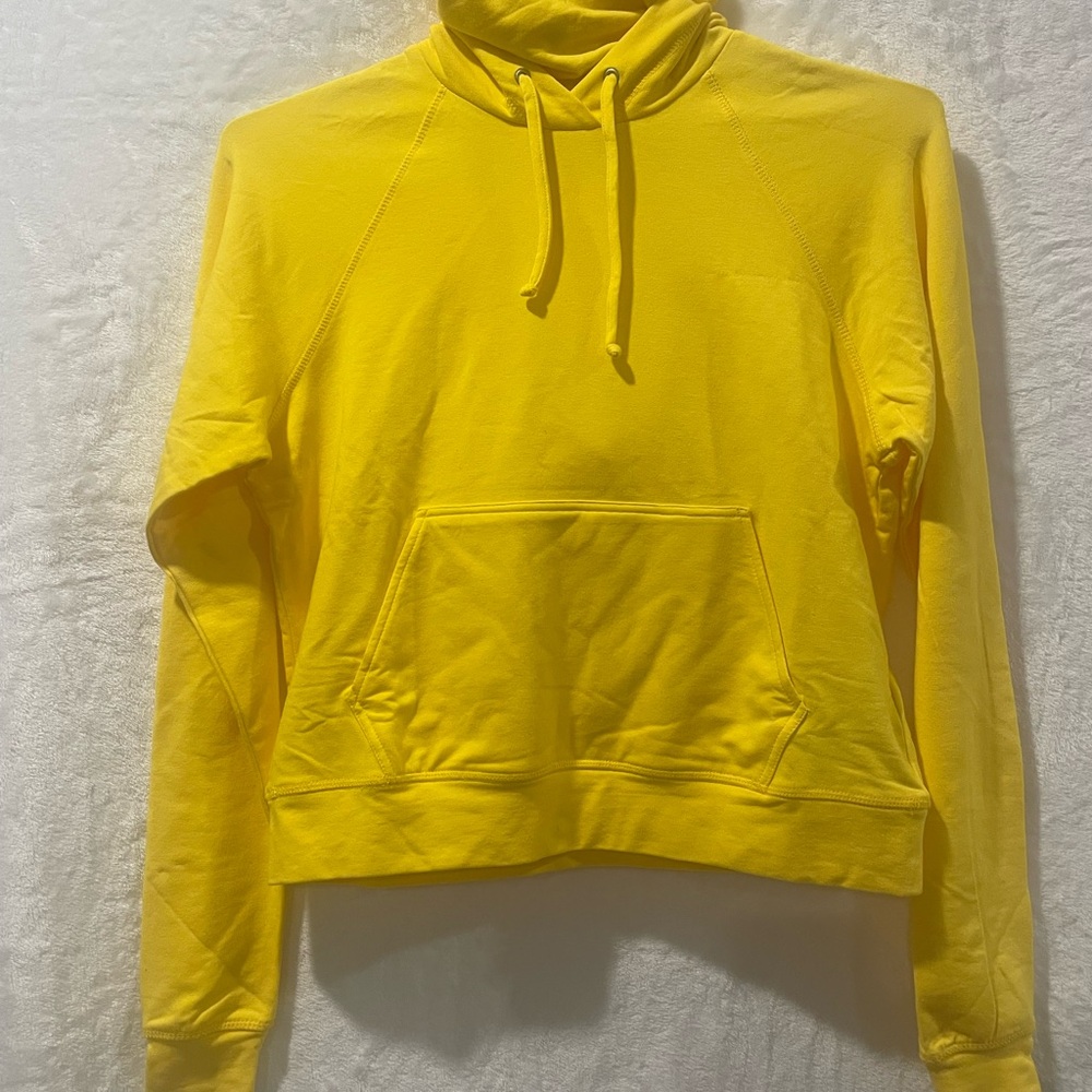 Betsy & Adam Yellow Cropped Boxy Hoodie (X1)